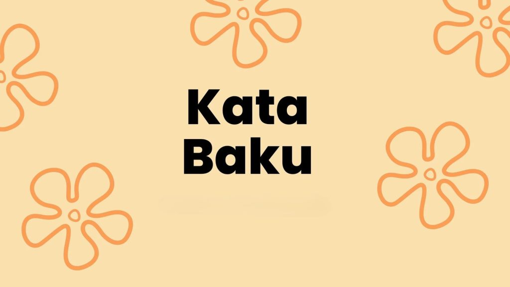 Kata Baku