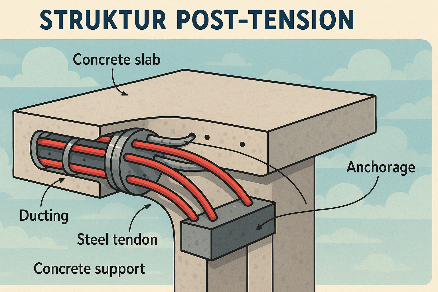 Struktur Post-Tension