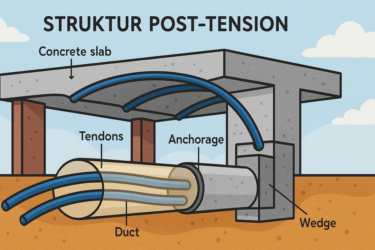 Struktur Post-Tension