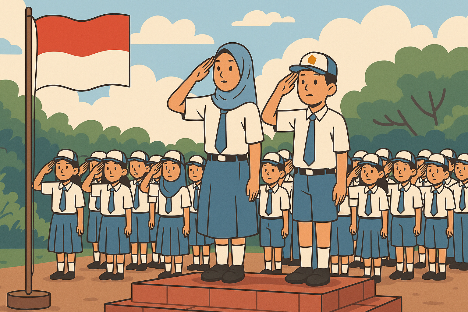 Upacara Bendera Sekolah