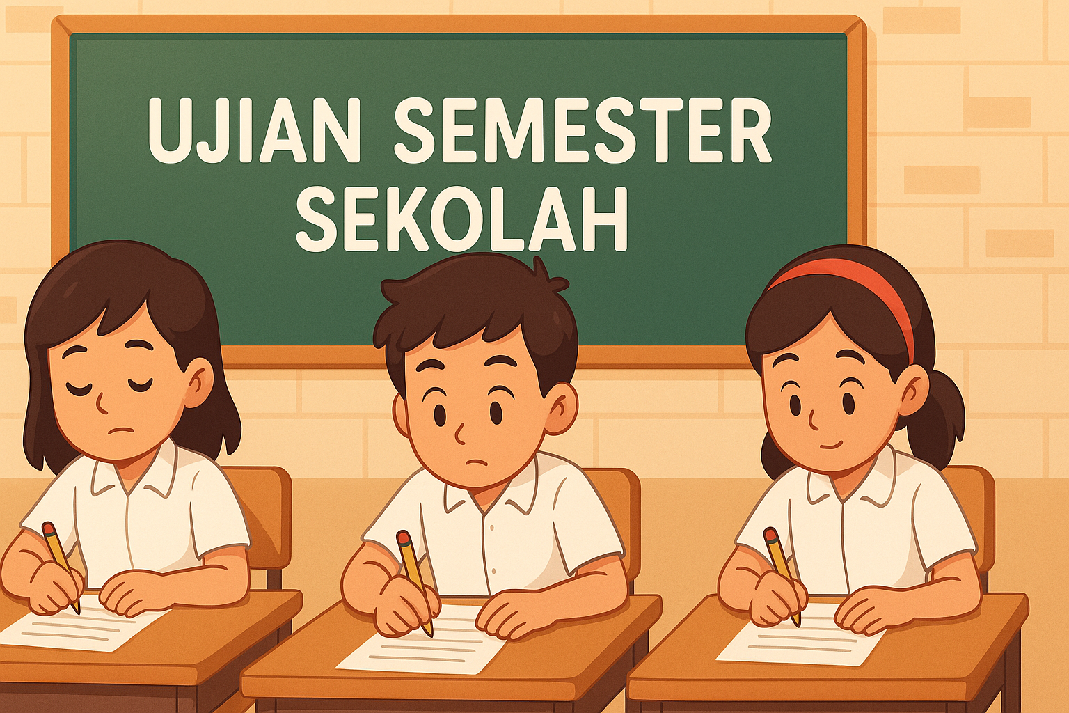 Ujian semester sekolah