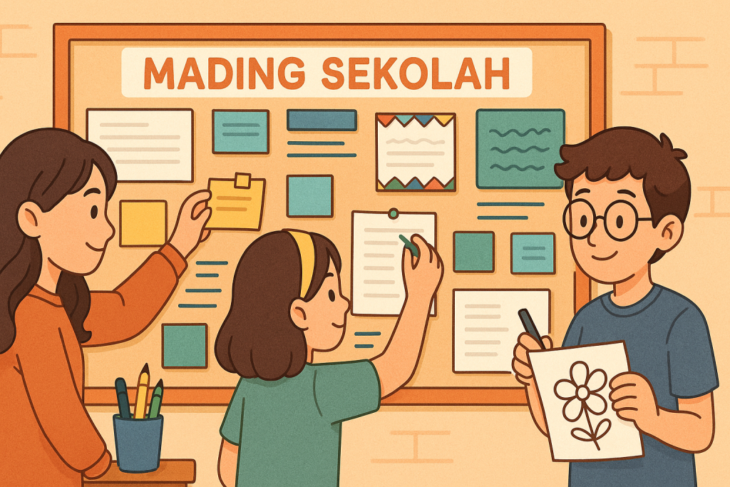 Membuat Mading Sekolah