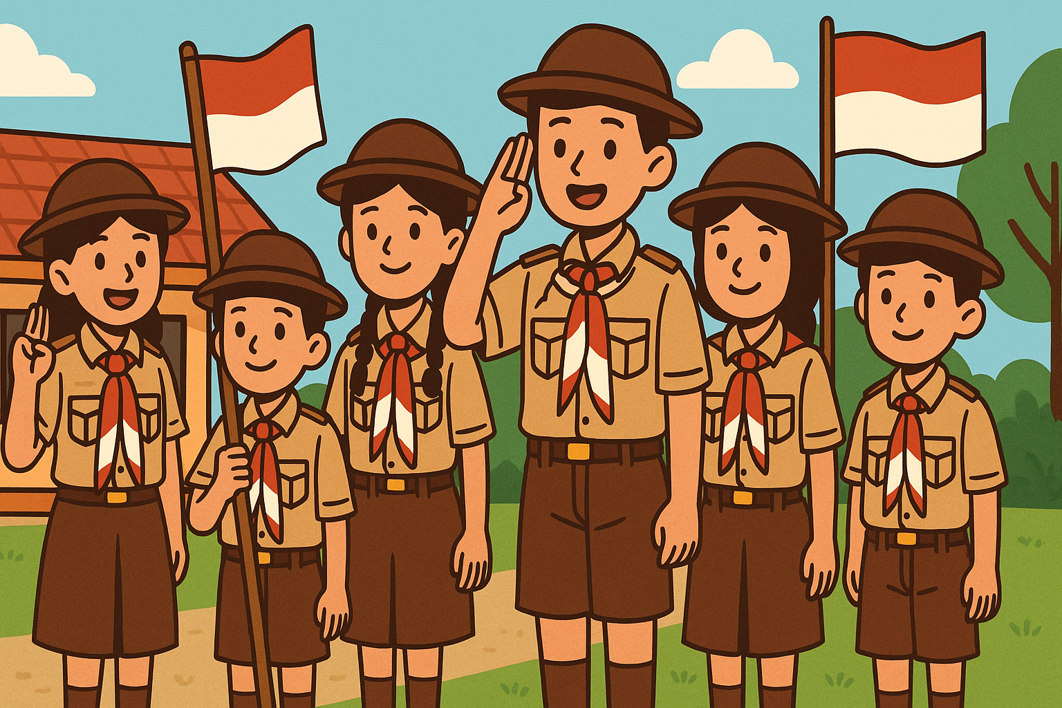 Pramuka di Sekolah
