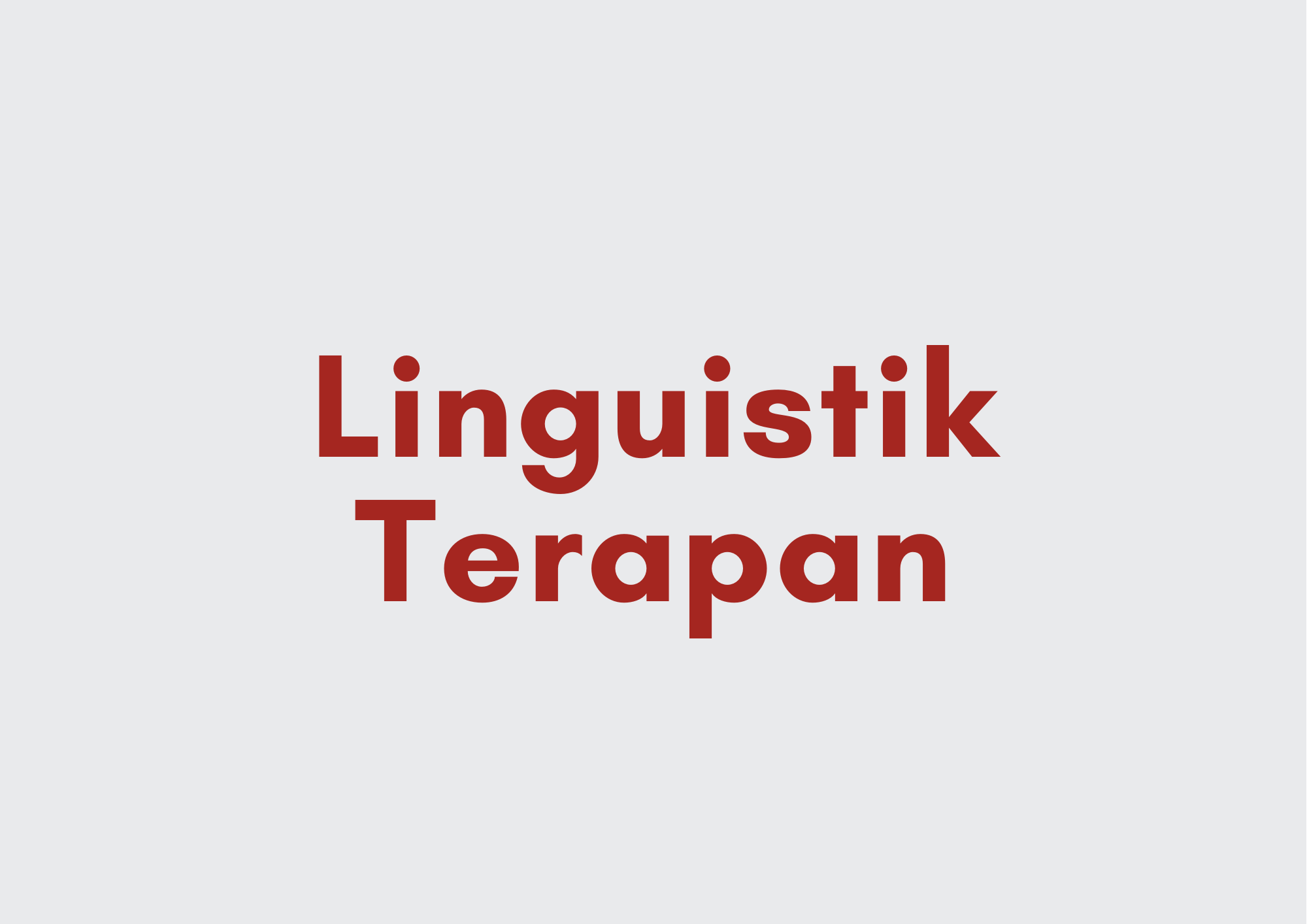 Linguistik Terapan