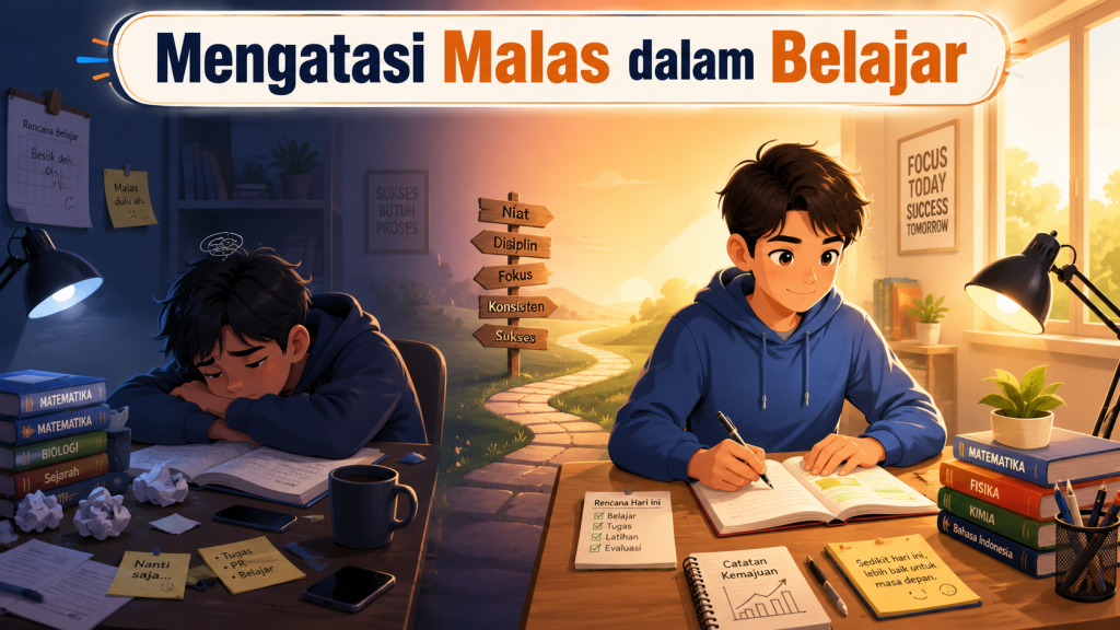 Mengatasi Malas dalam Belajar