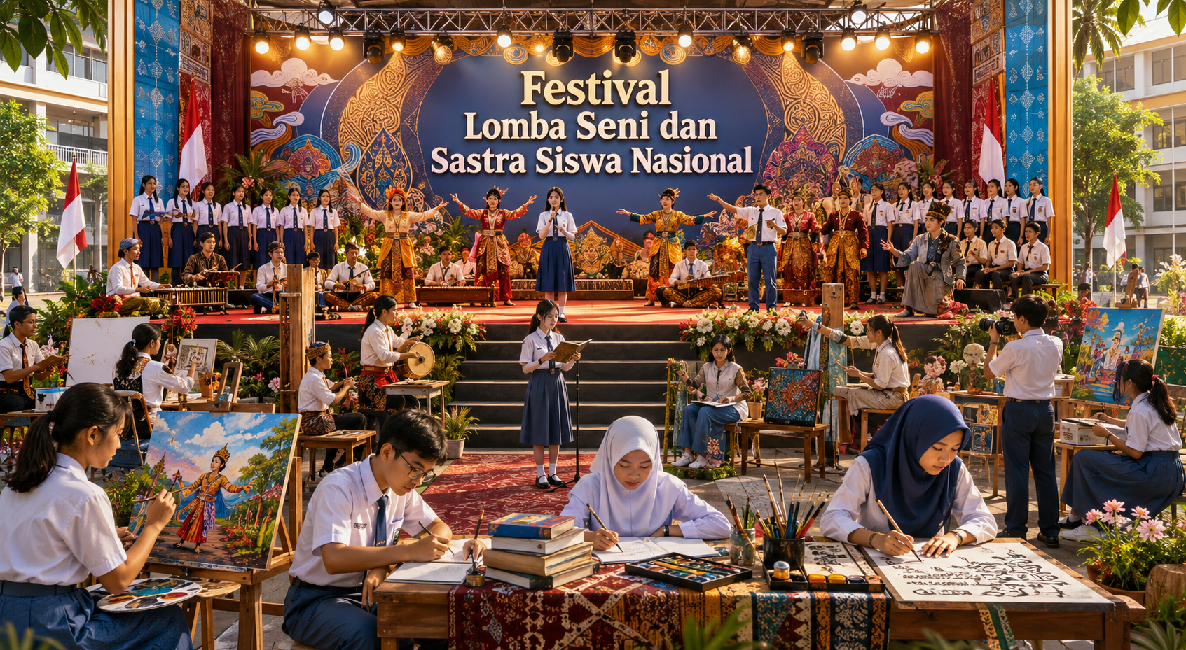Festival Lomba Seni dan Sastra Siswa Nasional