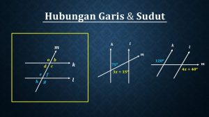 Garis Sudut