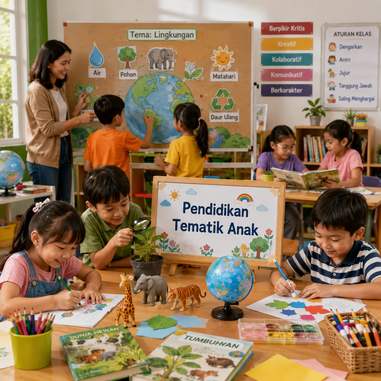 Pendidikan tematik anak
