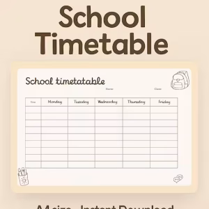 School Timetable